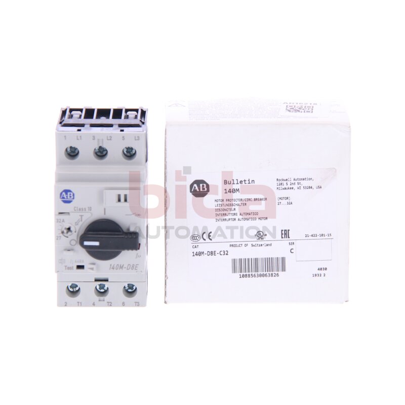 Allen-Bradley 140M-D8E-C32 (10885630063826) Leistungsschalter / Circuit Breaker  32A