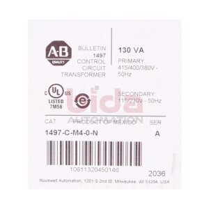 Allen-Bradley 1497-C-M4-0-N (10611320450146) Control...