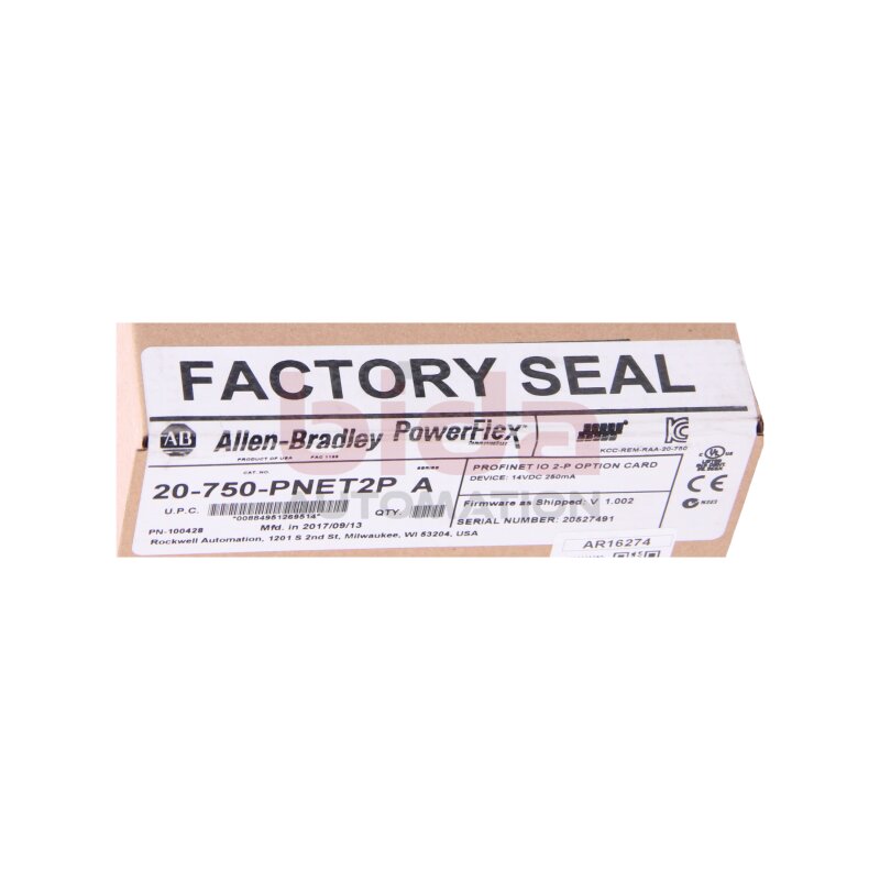 Allen Bradley  20-750-PNET2P (00884951269514) Profinet