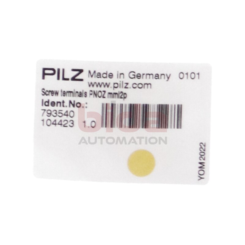 Pilz PNOZ mml2p (793540) Schraubenklemmen / Screw terminals