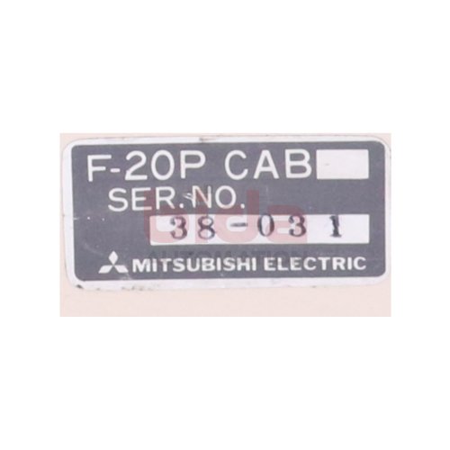 Mitsubishi Electric F-20P inkl. F20P CAB Programmiereinheit Programmierger&auml;t Programm Controller