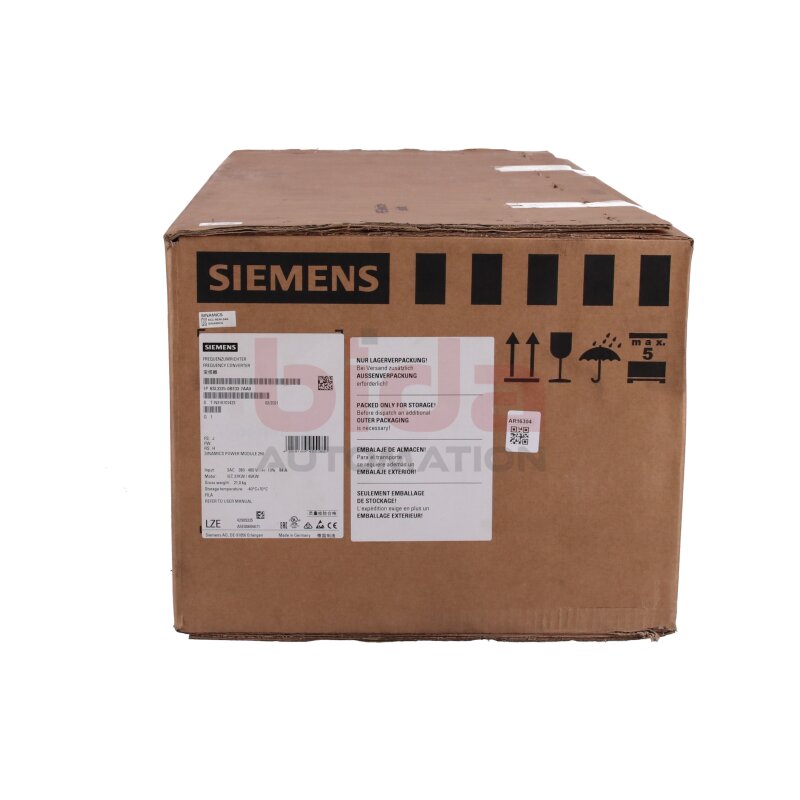 Siemens 6SL3225-0BE33-7AA0 / 6SL3 225-0BE33-7AA0 Frequenzumrichter / Frequency Converter 380-480V