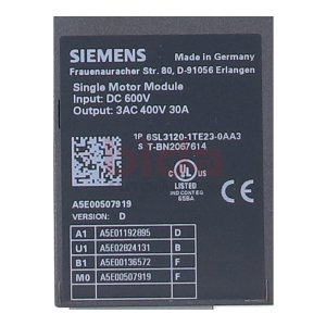 Siemens 6SL3120-1TE23-0AA3 / 6SL3 120-1TE23-0AA3 Single...