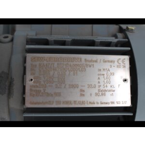 SEW KA47/T DT71D4/MM05/BW1 Motor mit Bremse Gleichrichter