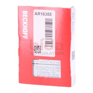 Beckhoff ES4012 EtherCAT-Klemme, 2-Kanal-Analog-Ausgang