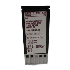 Square D DZWA2 Drehzahlwächter Speed Control Relay...