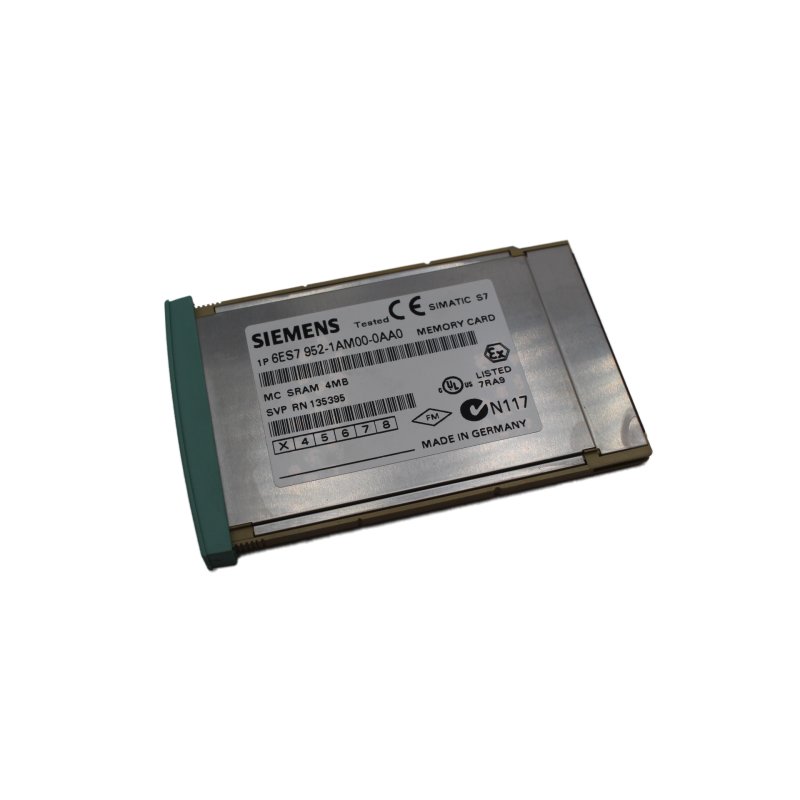 Siemens 6ES7 952-1AM00-0AA0 / 6ES7952-1AM00-0AA0 Simatic S7 Memory Card SRAM 4MB E-Stand: 03
