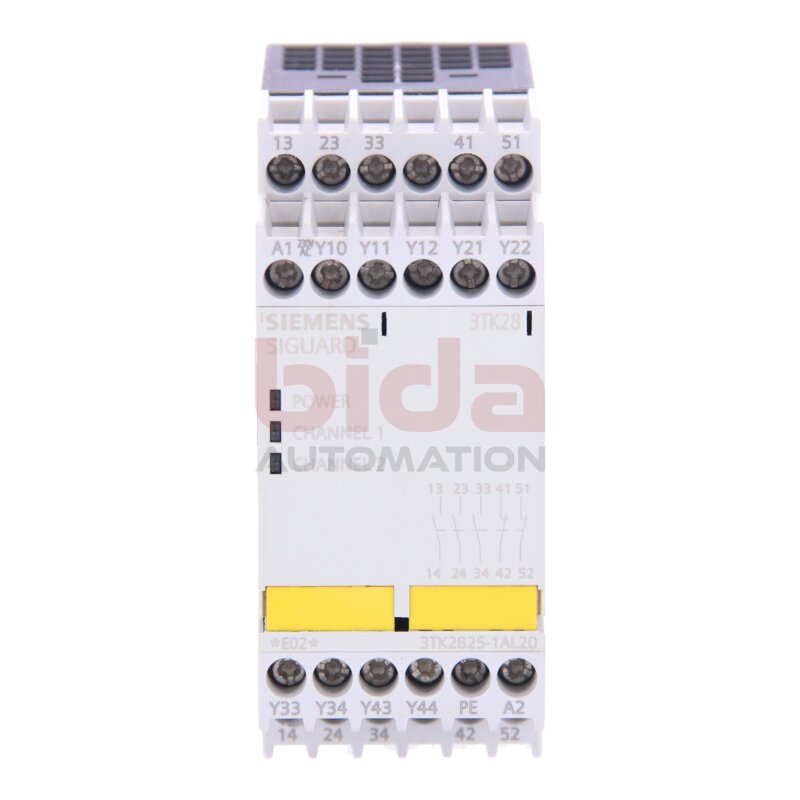 Siemens 3TK2825-1AL20 /  3TK2 825-1AL20 Sicherheitsrelais / Safety Relay 250V 6A