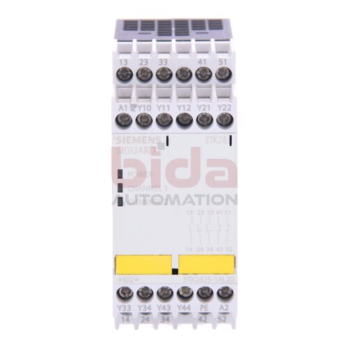 Siemens 3TK2825-1AL20 /  3TK2 825-1AL20 Sicherheitsrelais / Safety Relay 250V 6A