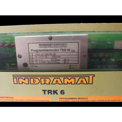Indramat TRK6 TRK6-4U-380/60-60 Programmiermodul TSS10/552 Regler Gleichsstromregler