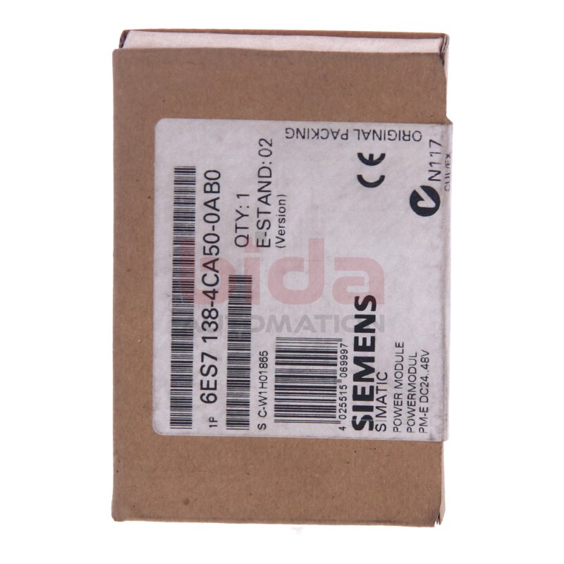 Siemens 6ES7 138-4CA50-0AB0 / 6ES7138-4CA50-0AB0 Powermodul 24-48V
