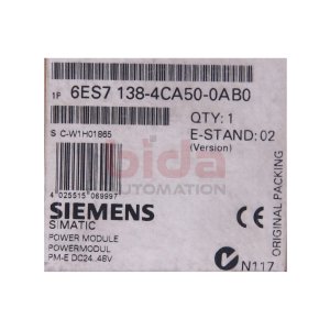 Siemens 6ES7 138-4CA50-0AB0 / 6ES7138-4CA50-0AB0...