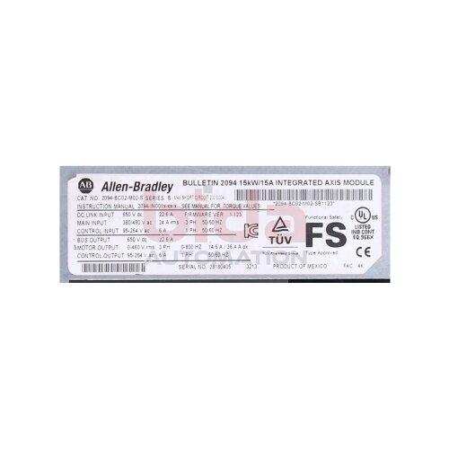 Allen-Bradley 2094-BC02-M02-S Intergrated Axis Module 650VDC