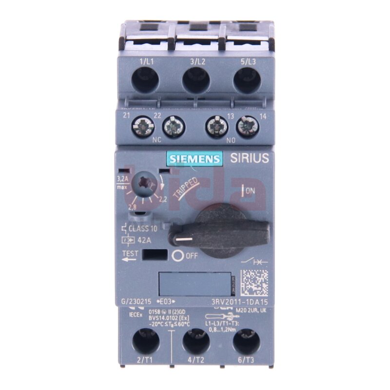 Siemens 3RV2011-1DA15 / 3RV2 011-1DA15 Leistungsschalter / Circuit Breaker 42A