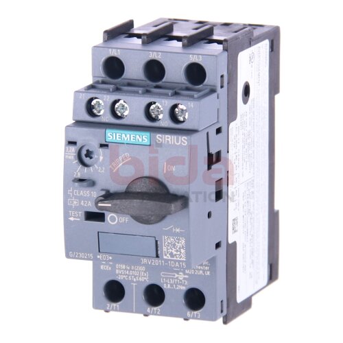 Siemens 3RV2011-1DA15 / 3RV2 011-1DA15 Leistungsschalter / Circuit Breaker 42A