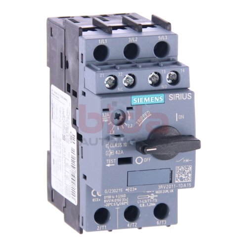 Siemens 3RV2011-1DA15 / 3RV2 011-1DA15 Leistungsschalter / Circuit Breaker 42A