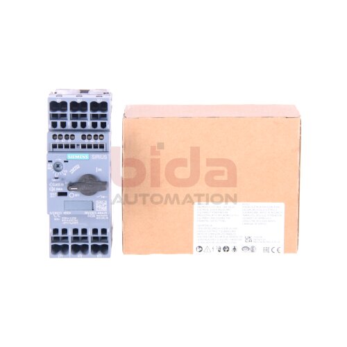 Siemens 3RV2021-4BA25 / 3RV2 021-4BA25 Leistungsschalter / Circuit Breaker 20A
