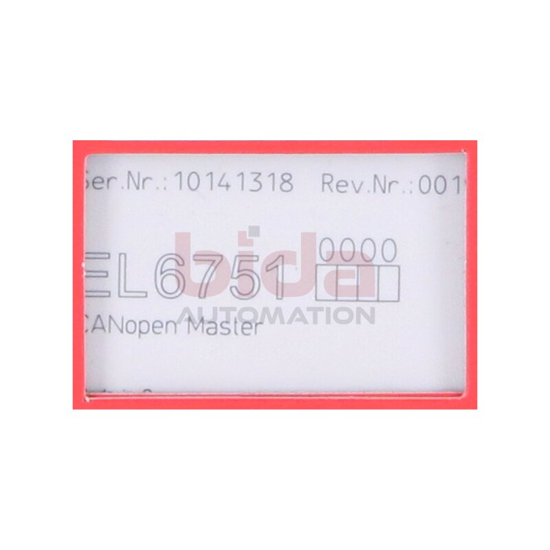 Beckhoff EL6751 EtherCAT-Klemme