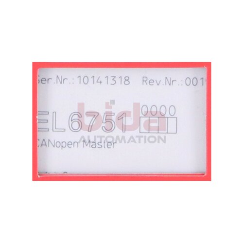 Beckhoff EL6751 EtherCAT-Klemme