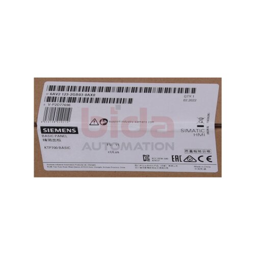 Siemens 6AV2 123-2GB03-0AX0 / 6AV2123-2GB03-0AX0  Basic Panel