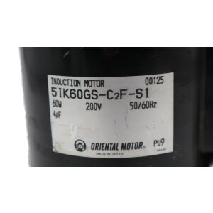 Oriental Motor 5IK60GS-C2F-S1 Induktionsmotor Motor...