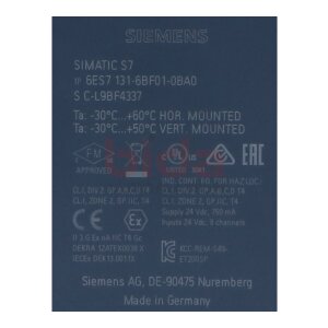 Siemens 6ES7131-6BF01-0BA0 / 6ES7 131-6BF01-0BA0 SIMATIC...