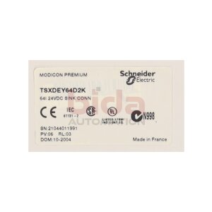 Schneider TSXDEY64D2K Diskretes Eingangsmodul Modicon...