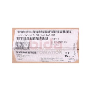 Siemens 6ES7331-7KF02-0AB0 / 6ES7 331-7KF02-0AB0 SIMATIC...
