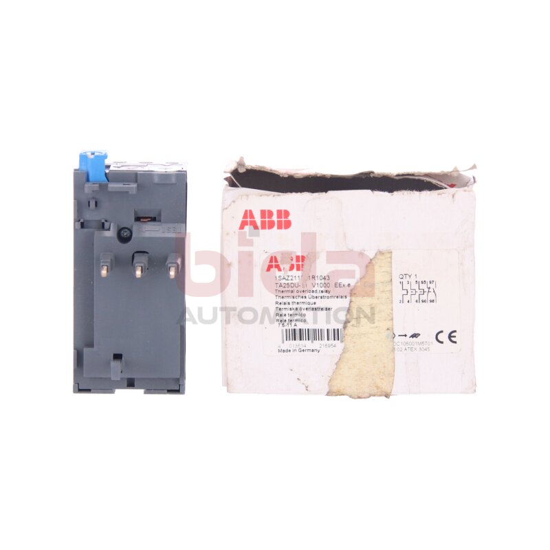 ABB TA25DU-4.0 Thermisches &Uuml;berstromrelais thermal overload relay &Uuml;berlastrelais
