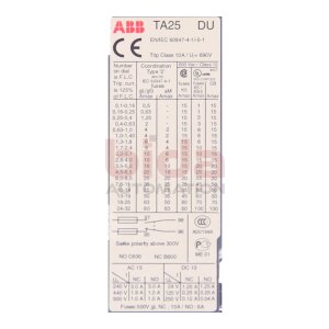 ABB TA25DU-4.0 Thermisches Überstromrelais thermal...