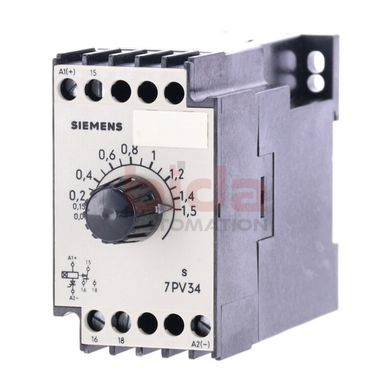 Siemens 7 PV 3420-1GA / 7PV3420-1GA  Elektronisches Zeitrelais 0,07-1,5s electronic time relay