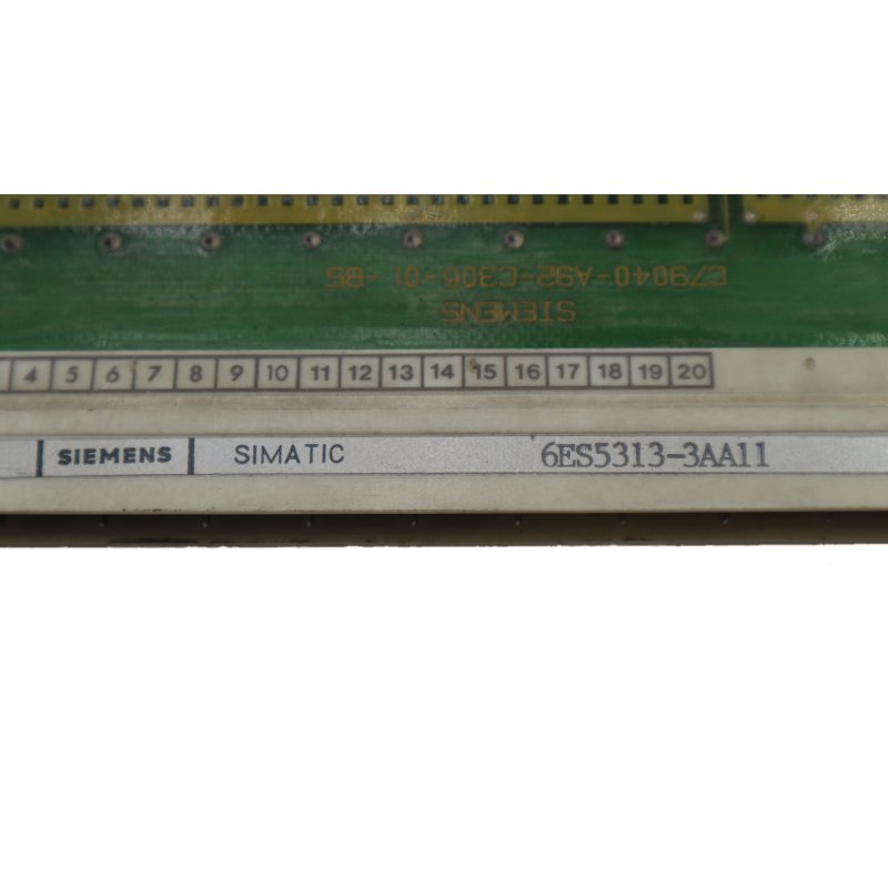 Siemens Simatic S5 6ES5313-3AA11 Regelkarte interface Platine Karte board