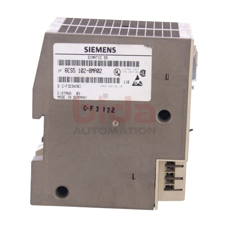 Siemens 6ES5 102-8MA02 / 6ES5102-8MA02 Simatic S5 CPU