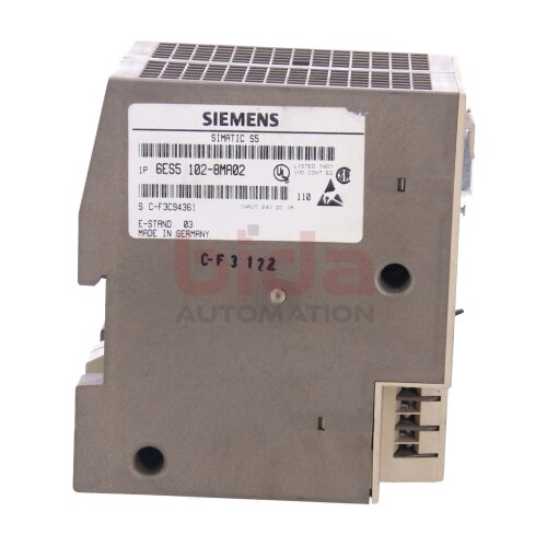 Siemens 6ES5 102-8MA02 / 6ES5102-8MA02 Simatic S5 CPU