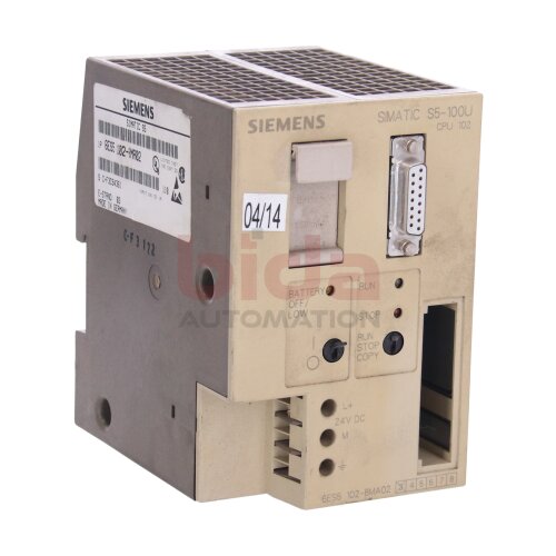 Siemens 6ES5 102-8MA02 / 6ES5102-8MA02 Simatic S5 CPU