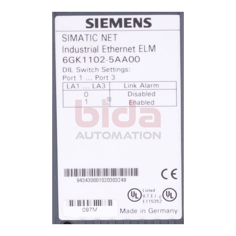 Siemens Simatic NET 6GK1102-5AA00 Industrial Ethernet ELM