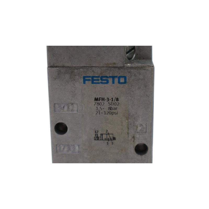 Festo MFH-3-1/8 Magnetventil Nr. 7802 solenoid valve Ventil