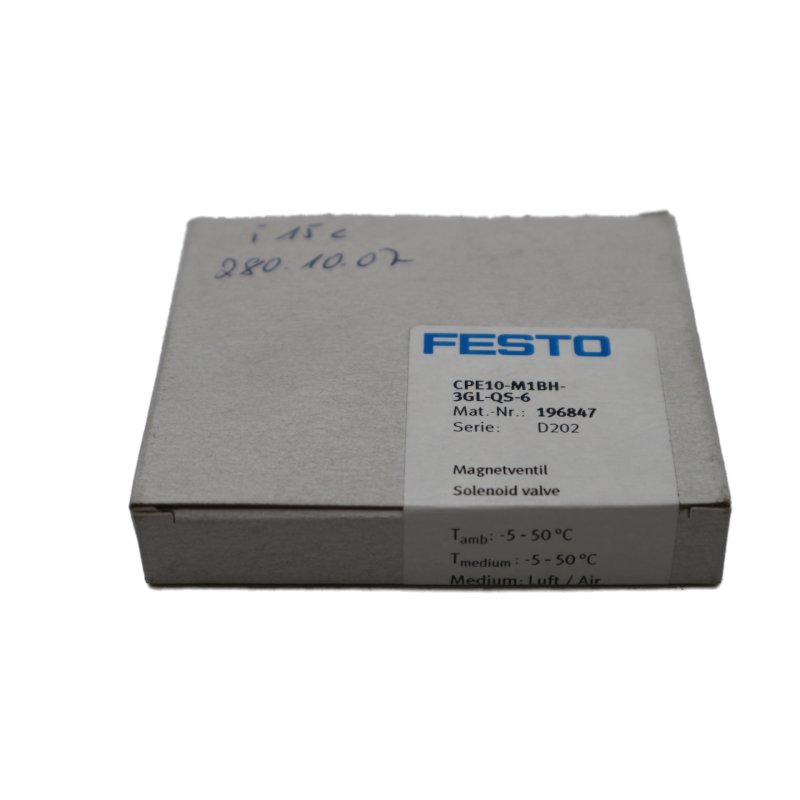 Festo CPE10-M1BH-3GL-QS-6 Magnetventil Nr.196847 solenoid valve Ventil