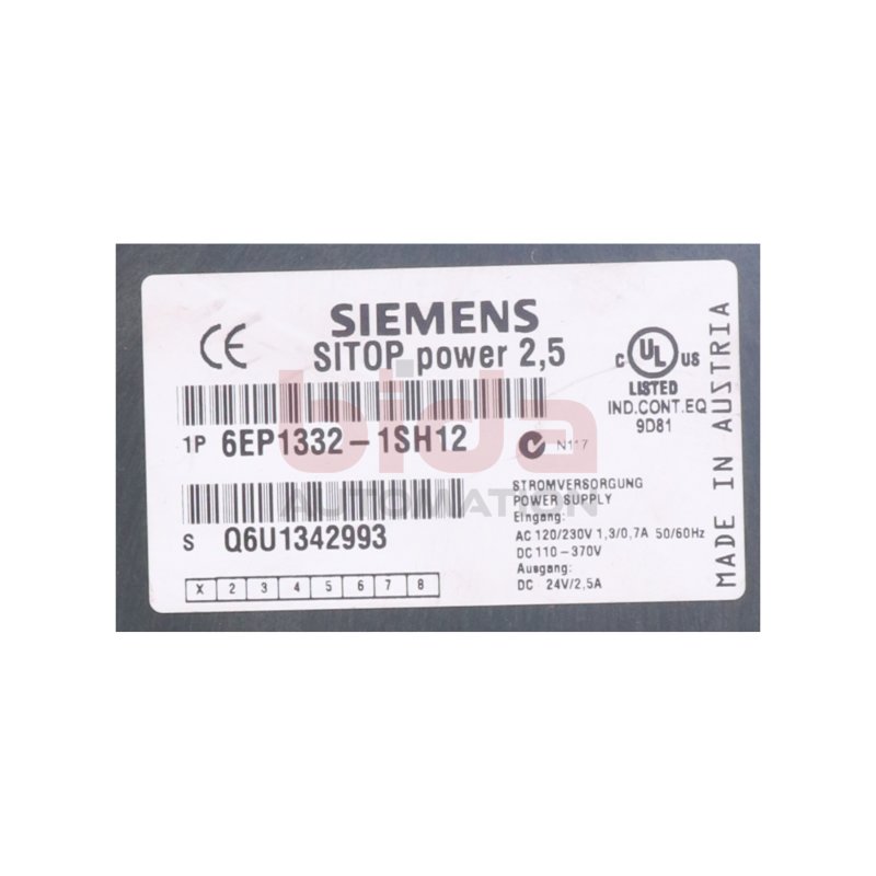 Siemens  6EP1332-1SH12 SITOP power Stromversorgung Power Supply