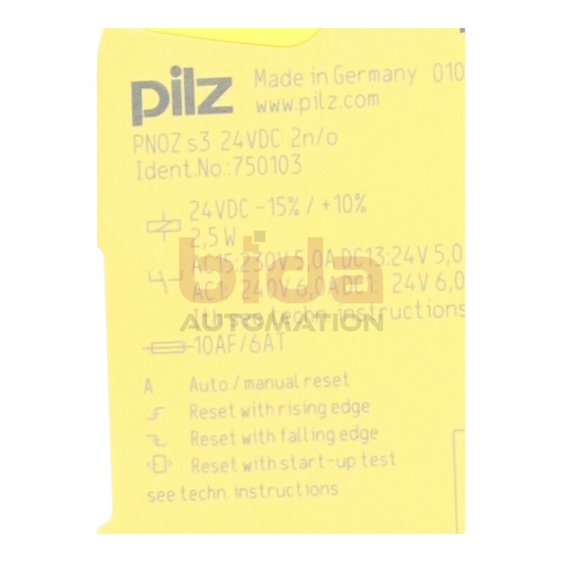 Pilz 750103 Sicherheitsrelais / Safety Relay 24VDC 2,5W