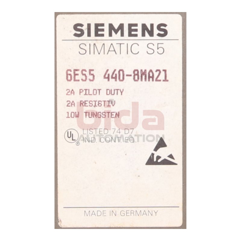 Siemens Simatic S5 6ES5 440-8MA21 Digital Output Digitalausgabe