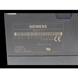 Siemens 6ES7 353-1AH00-0AE0 Simatic S7 Stepper Motor...