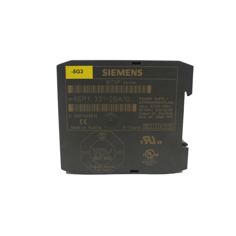 Siemens 6EP1 331-2BA10 Sitop Power Supply Stromversorgung E-Stand: 01