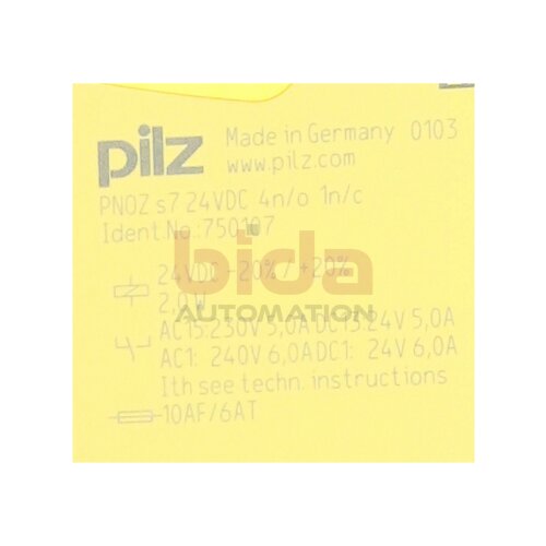 Pilz 750107 Sicherheitsrelais / Safety Relay 24VDC 2,0W