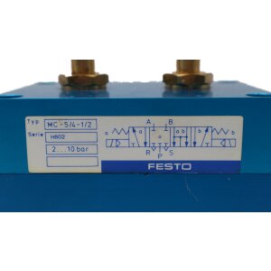 Festo MC-5/4-1/2 Magnetventil Nr. 4861 Ventil solenoid valve