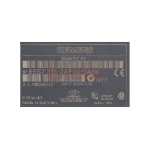 Siemens Simatic S7 6ES7 315-2AF03-0AB0 /...