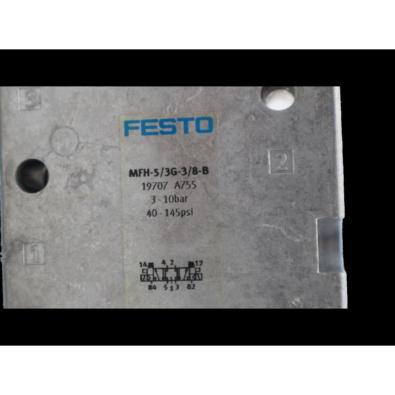 Festo MFH-5/3G-3/8-B Magnetventil Nr. 19707 Ventil solenoid valve