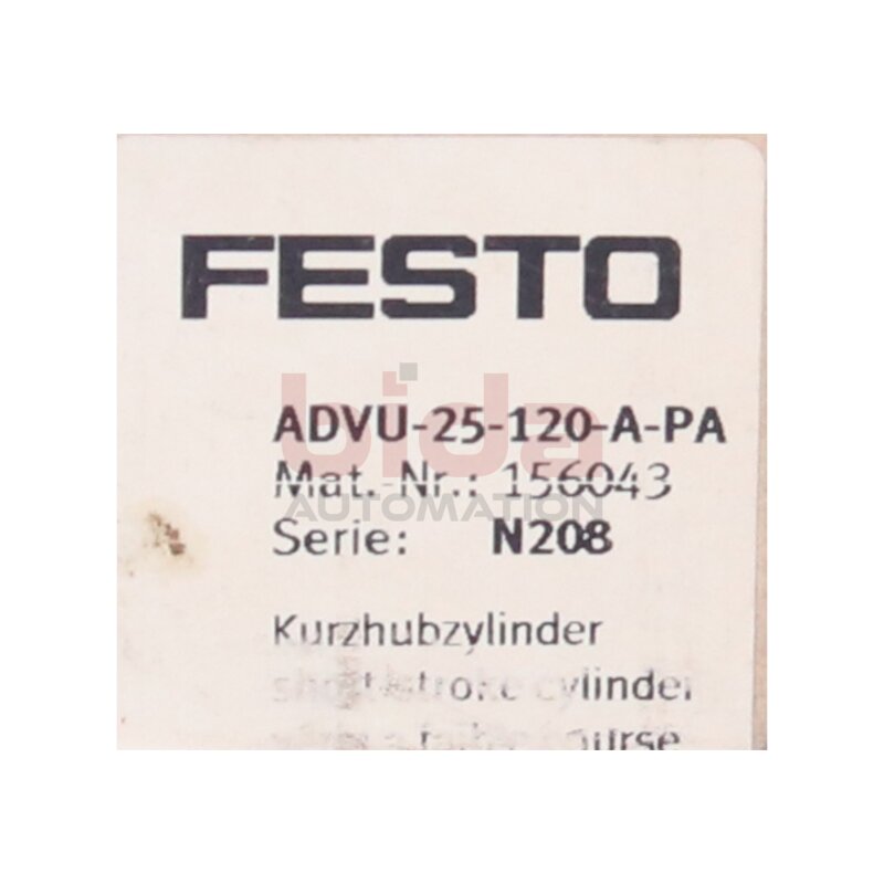 Festo ADVU-25-120-A-PA