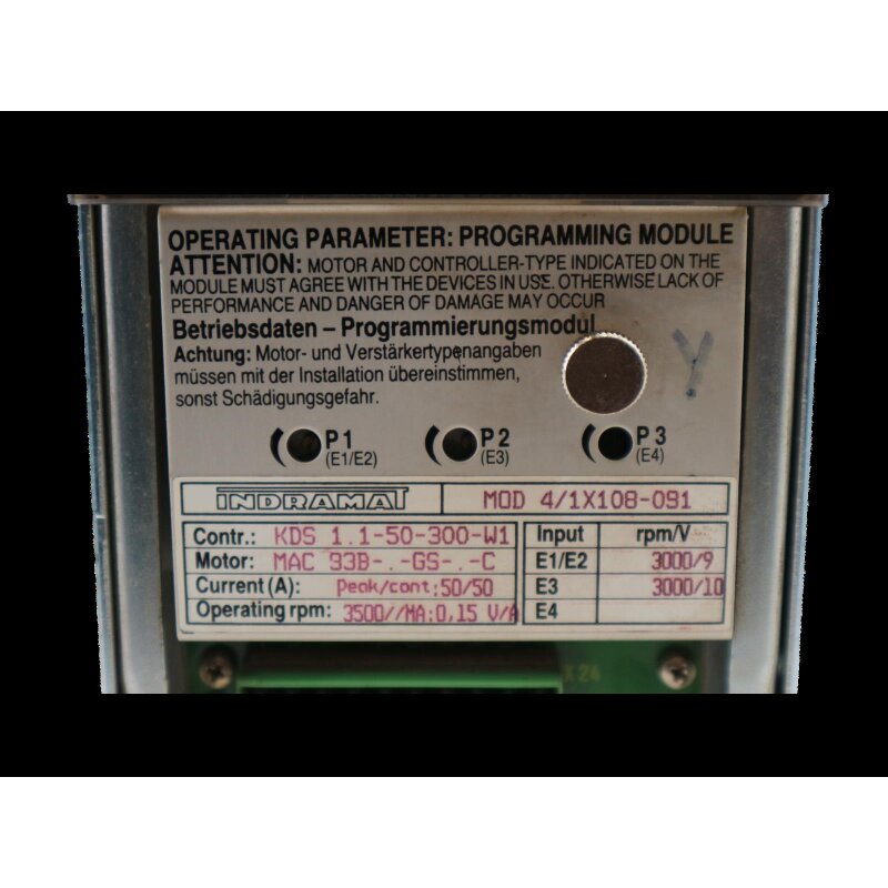 Indramat KDS 1.1-50-300-W1 Servo-Controller Power Supply Stromversorgung