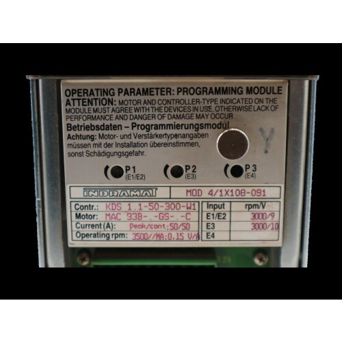 Indramat KDS 1.1-50-300-W1 Servo-Controller Power Supply Stromversorgung